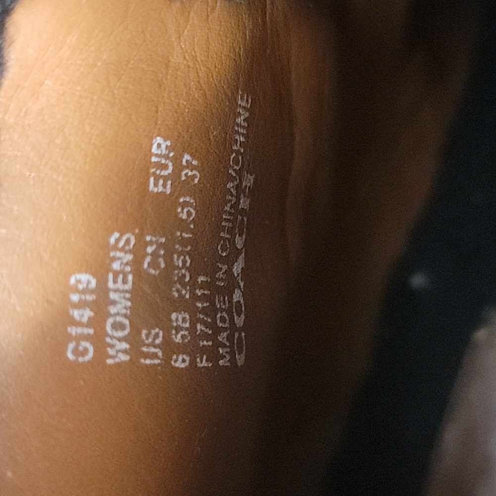 Coach City Hiker Floral Platform Wedge Bootie Size 6.5 - Picture 9 of 9